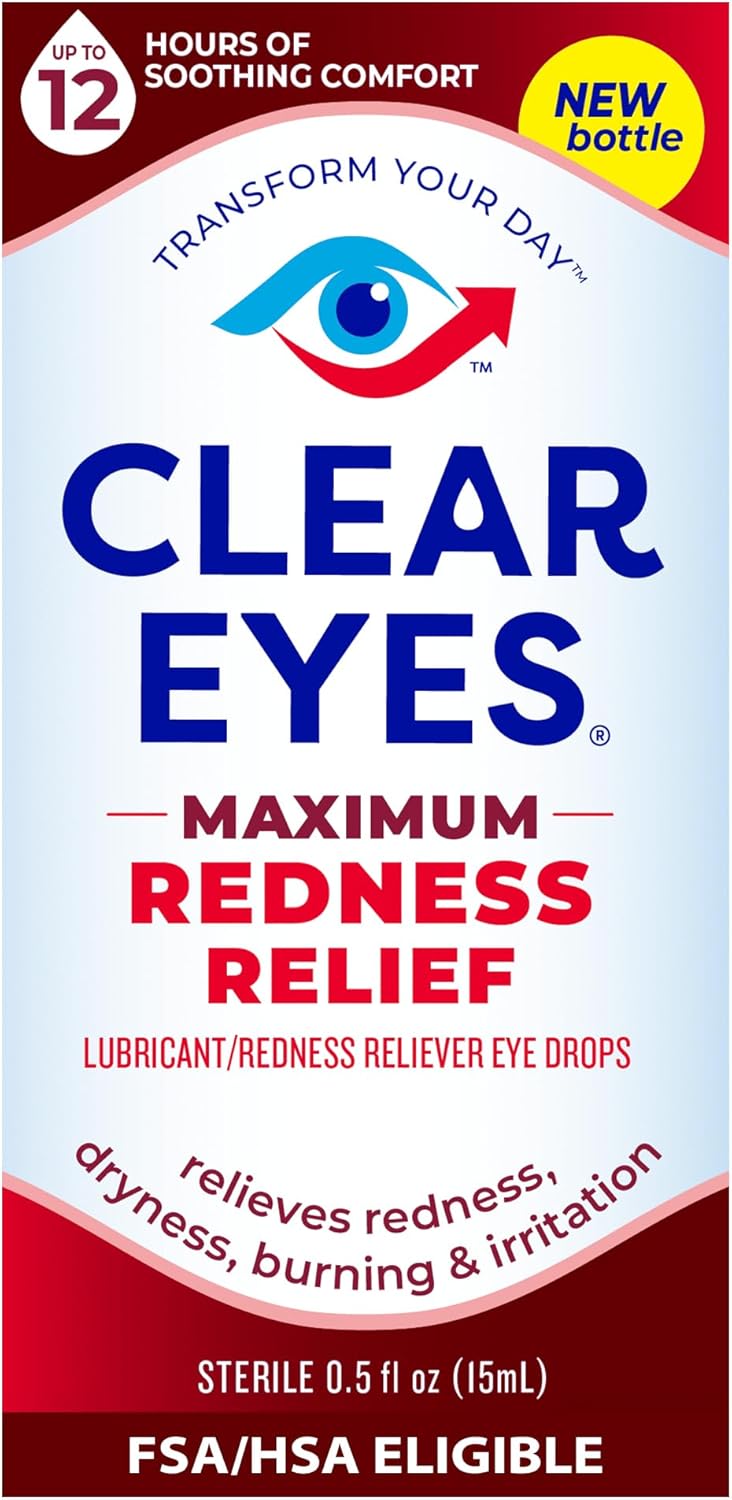 Clear Eyes Maximum Redness Relief Eye Drops