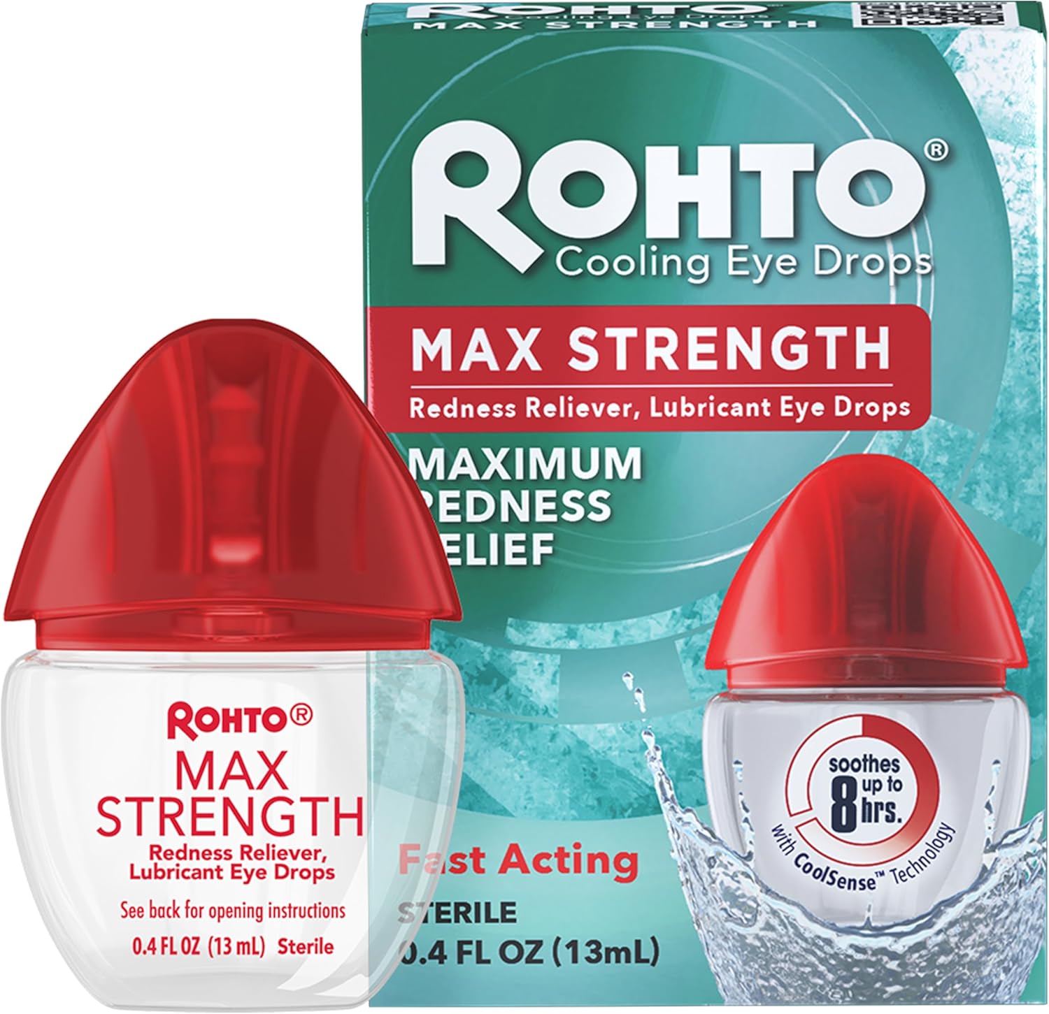 Rohto Max Strength Cooling Redness Relief Drops