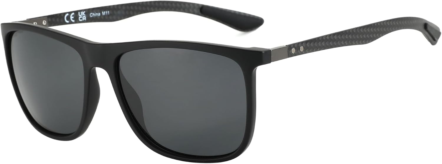 ZENOTTIC Carbon Fiber Polarized Sunglasses